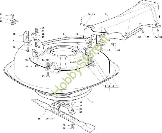 Picture of Piatto di taglio 2 EF 63C/6,5V Cat.2011 Trattorino