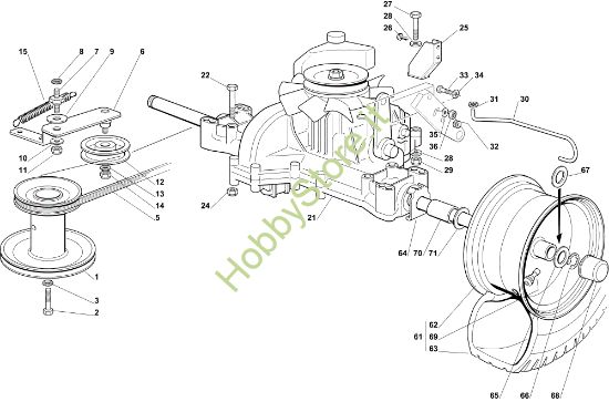 Picture of Trasmissione EF 72C/13H Cat.2011 Trattorino
