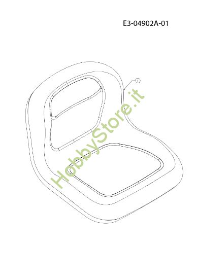 Picture of Sedile KOMMAND 92/16 H Cat. 2011 (13XXXXXX637) Trattorino