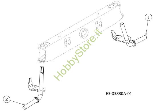Picture of Assale anteriore (2/2) KOMMAND 92/15,5 H Cat. 2011 Trattorino