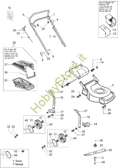 Picture of Esploso LR 53 PBX Rasaerba
