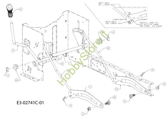 Picture of Sollevamento piatto di taglio STORM 108/15,5 T Cat.2011 Trattorino