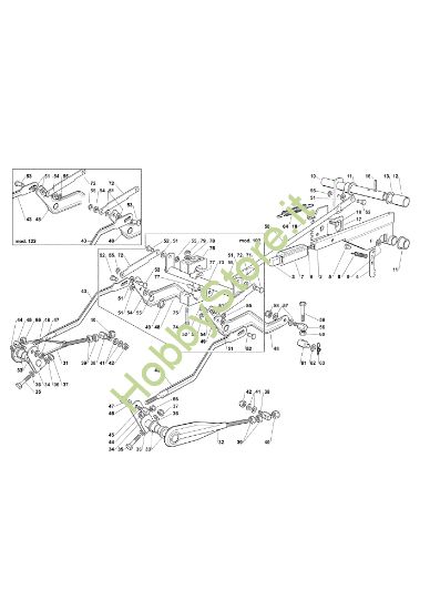 Picture of Sollevamento piatto di taglio EF 102C/18,5H Cat.2011 Trattorino