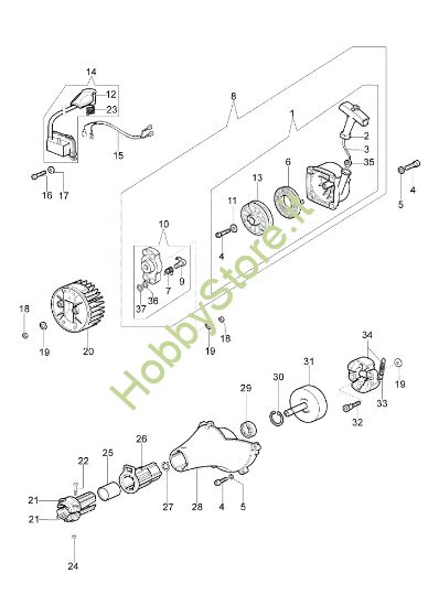 Picture of Avviamento e frizione STARK 4400 S (Euro 2) Decespugliatore