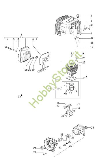 Picture of Motore STARK 4400 BP (Euro 2) Decespugliatore