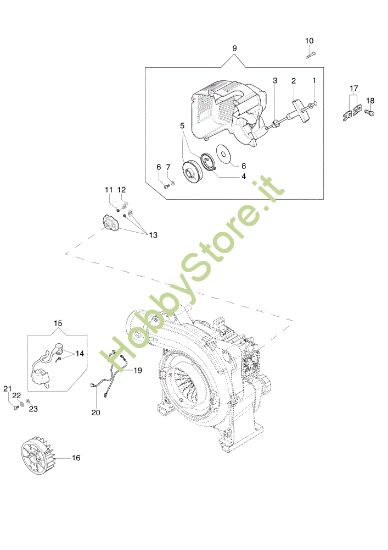 Picture of Avviamento SA 2700 BP Soffiatore