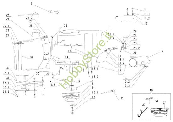 Picture of Motore TUAREG 92 EVO Cat.2011 Trattorino