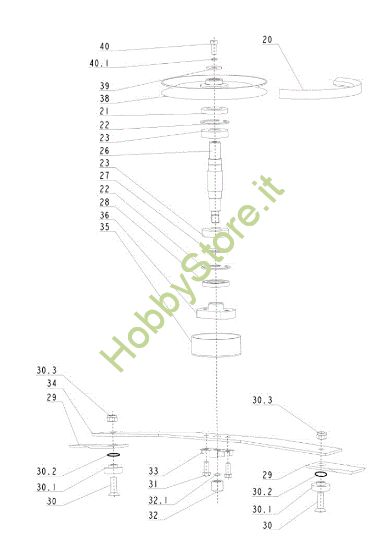Picture of Piatto di taglio (2/2) TUAREG 92 EVO Cat.2011 Trattorino