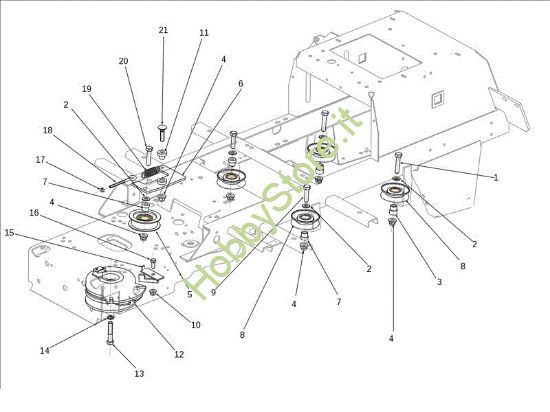 Picture of Puleggia frizione EF 106J/15,5H Cat.2011 Trattorino