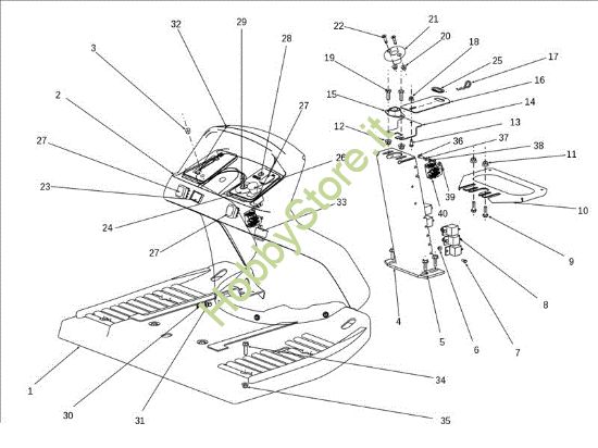 Picture of Cruscotto EF 106J/16H Cat.2011 Trattorino