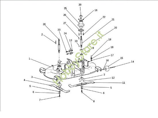 Picture of Piatto di taglio (1/3) EF 106J/17,5H Cat.2011 Trattorino