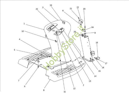 Picture of Cruscotto EF 106J/24H 4X4 Cat.2011 Trattorino