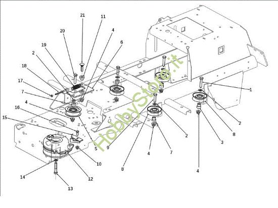 Picture of Puleggia frizione EF 124J/22H Cat.2011 Trattorino