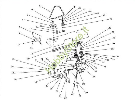 Picture of Piatto di taglio (2/2) EF 124J/22H Cat.2011 Trattorino
