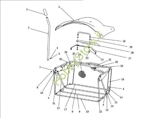 Picture of Sacco raccoglierba EF 124J/22H Cat.2011 Trattorino