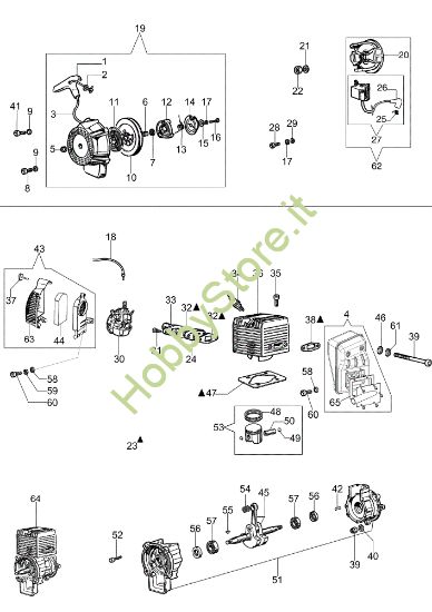 Picture of Avviamento e motore AT 8000 (Euro 2) Atomizzatore
