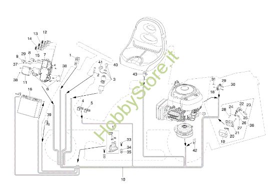 Picture of Impianto elettrico ZEPHYR 72/13 H (4in1) e EURO 5 Trattorino