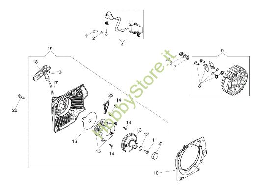 Picture of Avviamento MT 6500 Motosega