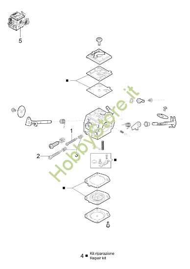 Picture of Carburatore HD-48A (EURO 0) MT 6500 Motosega
