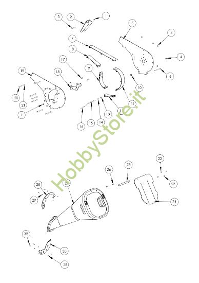 Picture of Esploso 3 BT 2500 E Biotrituratore