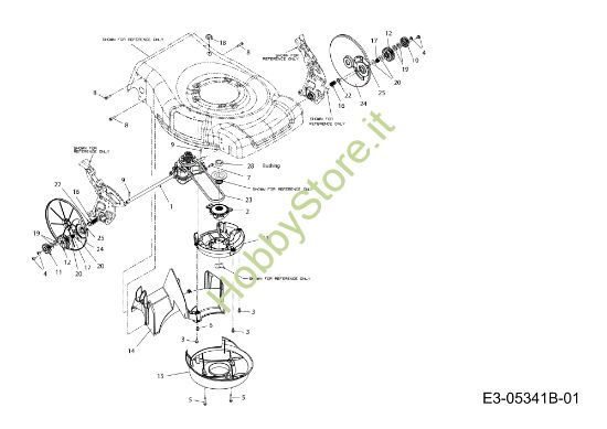 Picture of Assale posteriore LR 55 VBX 4-IN-1 Cat. 2012 Rasaerba