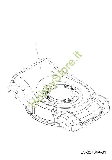 Picture of Carcassa LR 55 VBX 4-IN-1 Cat. 2012 Rasaerba