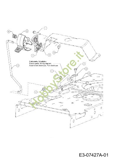 Picture of Pedali KOMMAND 80/12,5 T Cat. 2012 Trattorino