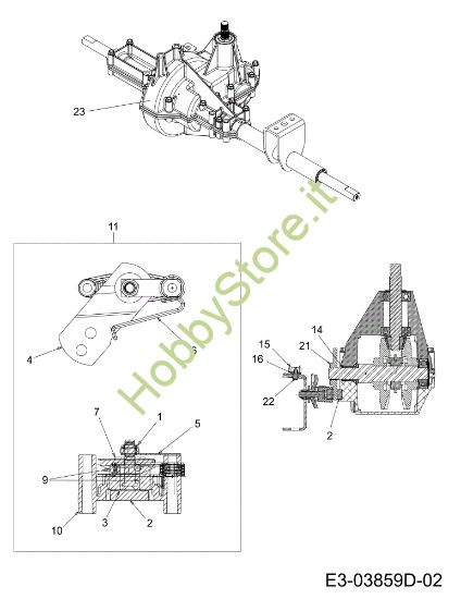 Picture of Trasmissione (3/3) KOMMAND 80/12,5 T Cat. 2012 Trattorino