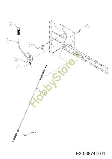 Picture of Leva innesto lame KOMMAND 80/12,5 T Cat. 2012 Trattorino