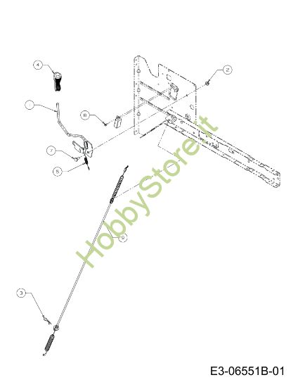 Picture of Leva innesto lame KOMMAND 92/13 T Cat. 2012 Trattorino