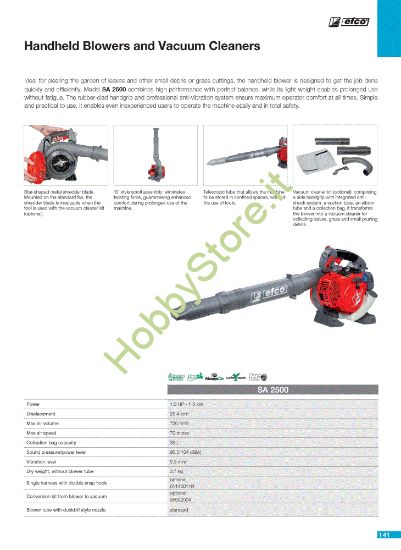 Picture of  Accessori per soffiatori e aspiratori