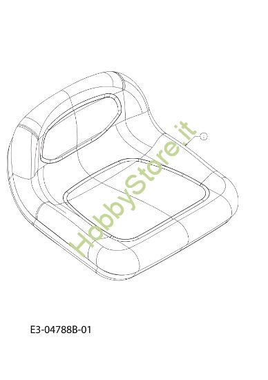 Picture of Sedile STORM 108/18,5 H Cat.2012 Trattorino