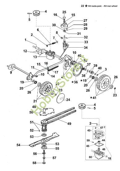 Picture of Gruppo assale MR 474 TB Rasaerba