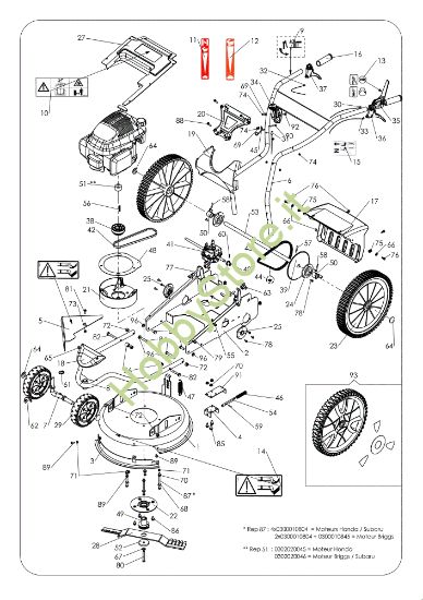 Picture of Esploso DR 51 S6 Sfalciatutto
