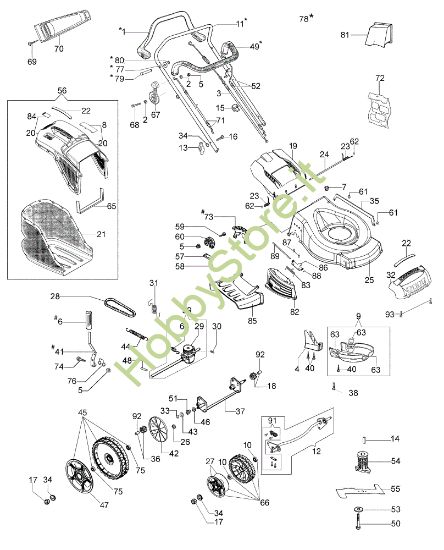 Picture of Esploso LR 48 TK ALLROAD PLUS 4 (K650) Rasaerba