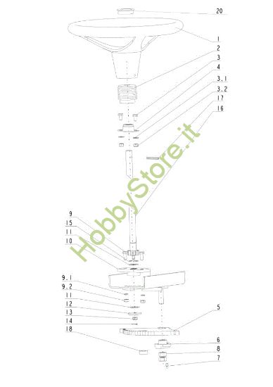 Picture of Sterzo CROSS JET UNIVERT TUAREG 92/18 Trattorino (solo per il mercato francese)