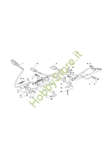 Picture of Comando freno e comando cambio EF 91PLUS/14,5K H Cat.2012 Trattorino