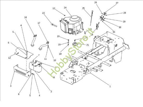 Picture of Motore EF 106J/16H Cat.2012 Trattorino
