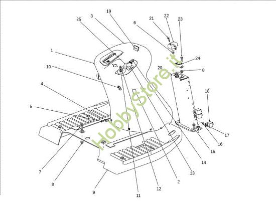 Picture of Cruscotto EF 106J/24H 4X4 Cat.2012 Trattorino