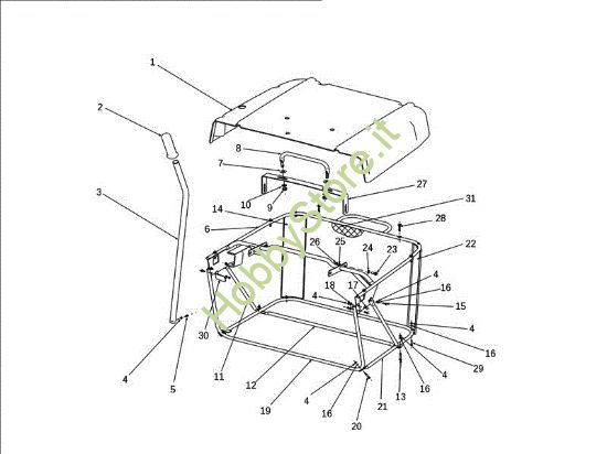 Picture of Sacco raccoglierba EF 106J/24H 4X4 Cat.2012 Trattorino