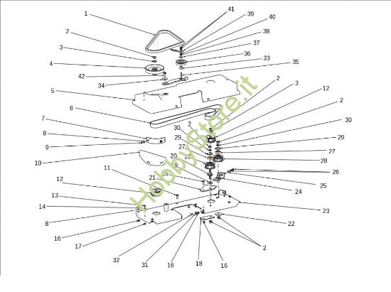 Picture of Piatto di taglio (2/2) EF 106J/24H 4X4 Cat.2012 Trattorino