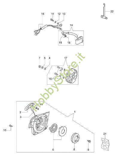 Picture of Avviamento MT 4400 (Euro 2) Motosega