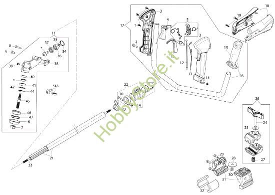 Picture of Trasmissione DS 240 T (Euro 1) Decespugliatore