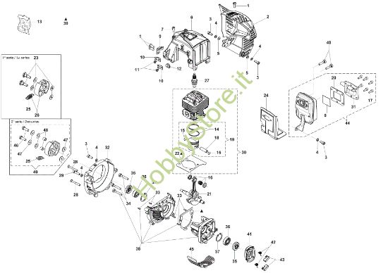 Picture of Gruppo motore TG 2800 XP Tagliasiepi