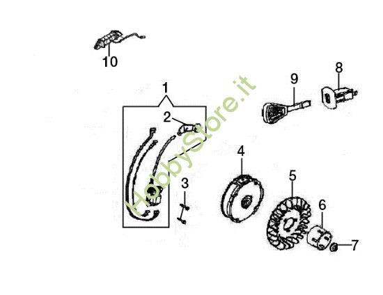Picture of Volano e bobina ARTIK 56 EL Turboneve