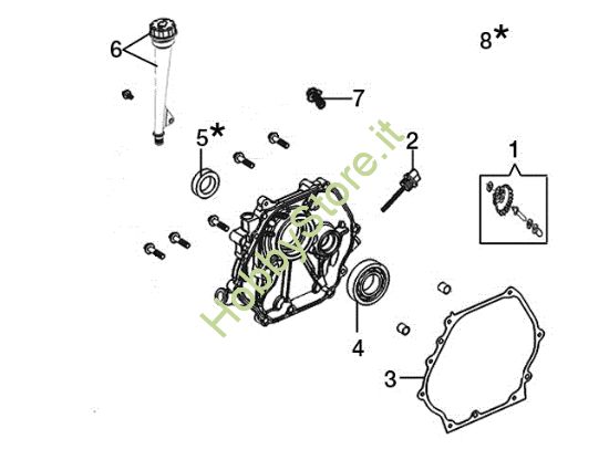 Picture of Coperchio basamento ARTIK 62 ELD Turboneve