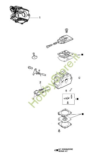 Picture of Carburatore WT-1053 DS 4300 T Decespugliatore