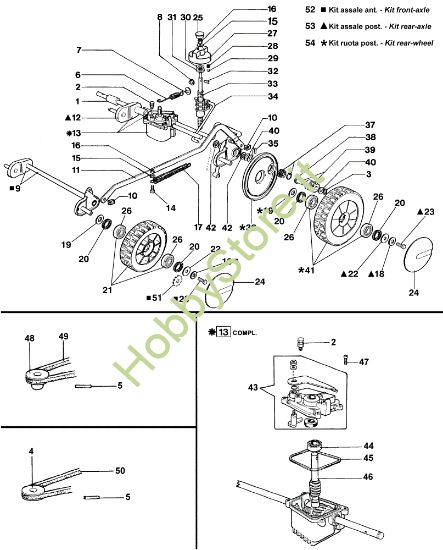 Picture of Gruppo assale MR 534 TK Rasaerba