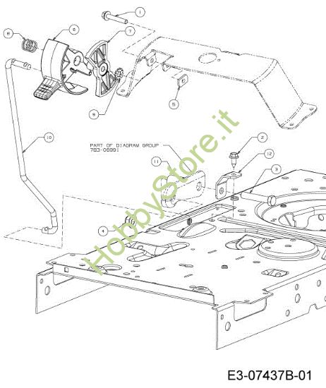 Picture of Pedali STORM 108/18,5 H Cat.2013 Trattorino