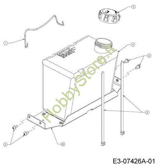 Picture of Serbatoio STORM 108/18,5 H Cat.2013 Trattorino